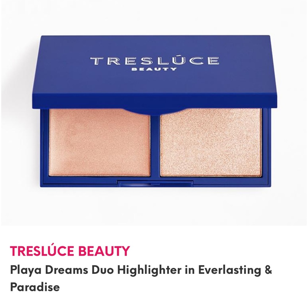 Tresluce Beauty highlighter duo